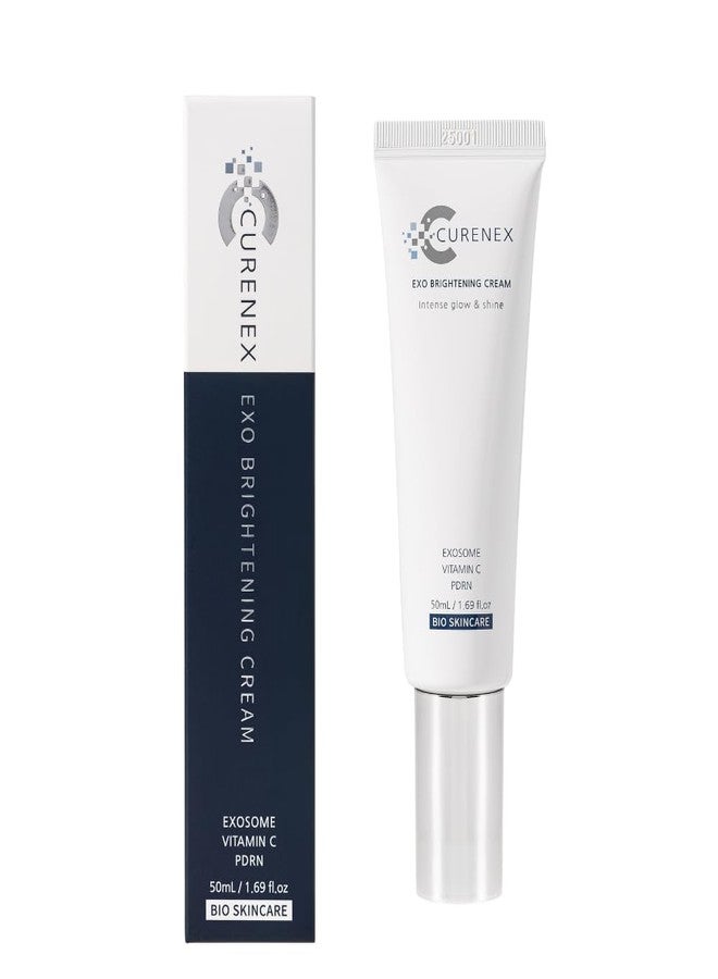 CURENEX Exo Brightening Cream – Lightweight Brightening Moisturizer with Exosomes, PDRN & Multi-Vitamin C Complex – Hydrating Daily Cream for Radiant, Healthy-Looking Skin | 1.69 fl.oz. - Image 1